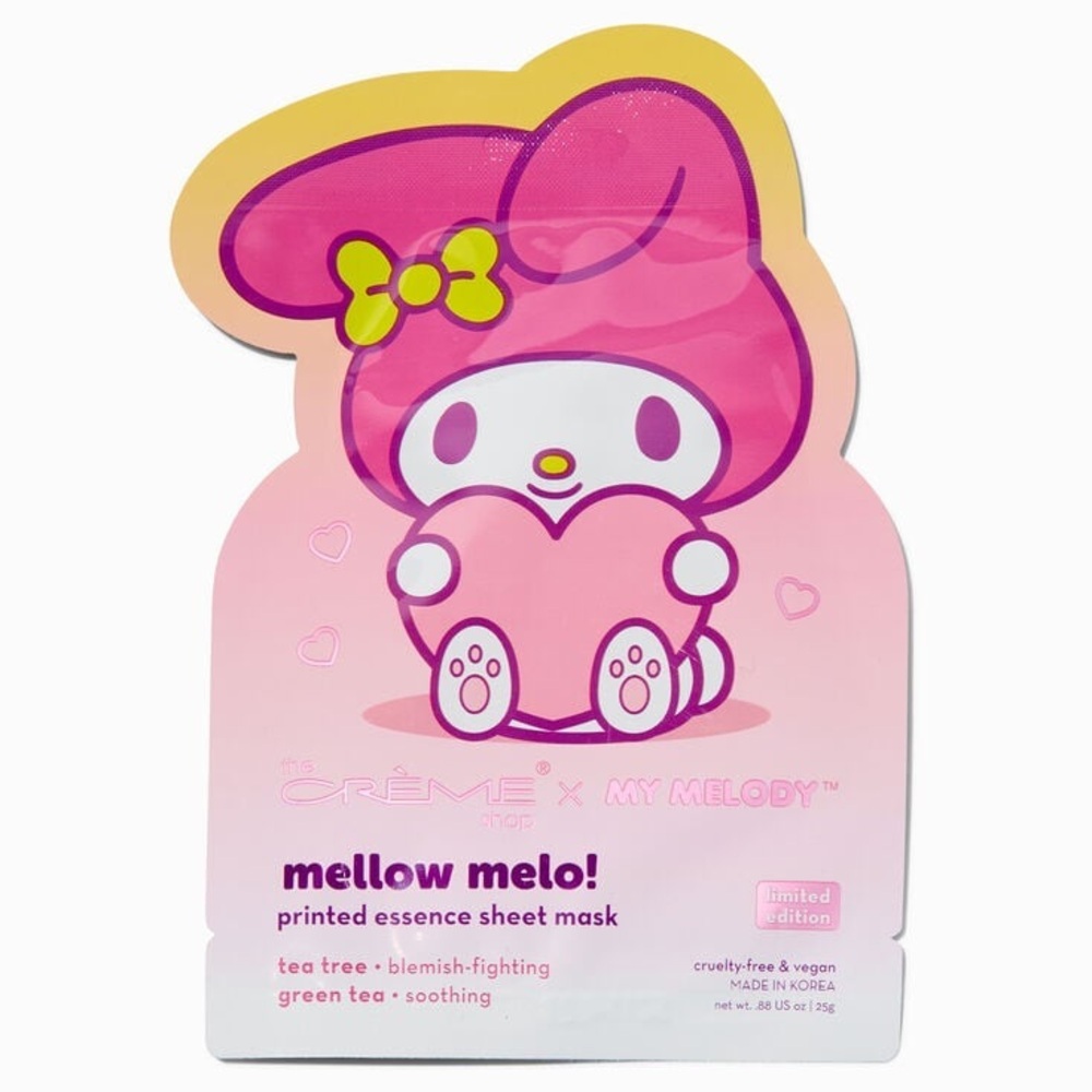 NIB My Melody X The Creme Shop Face Mask 3 Pack